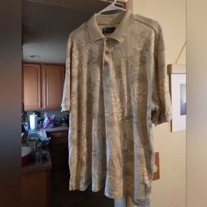 'Monstera' polo shirt